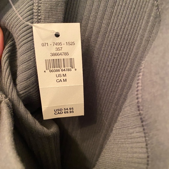 NWT Aerie Shoulder Ribbed Midi Dress - Picture 6 of 6